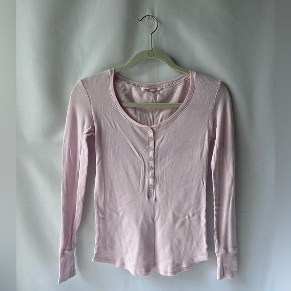 Victoria's Secret Other - Victoria's Secret Pink Ribbed Sleep Shirt
